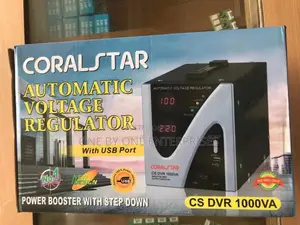 Coralstar Automatic Voltage Regulator Power Booster 1000va