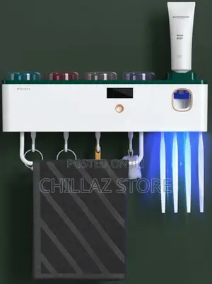 Mounted Bathroom Smart Toothbrush Holder