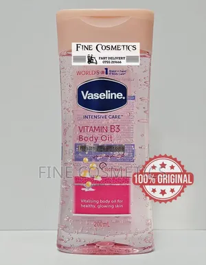 Vaseline Even Tone Vitamin B3 Dry Skin Moisturizing Body Oil