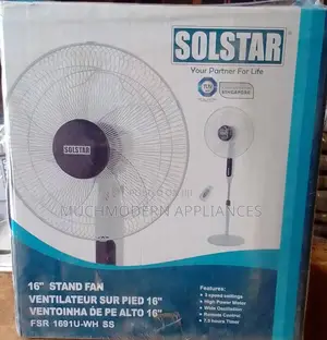 Solstar 16" Stand Fan With a Remote