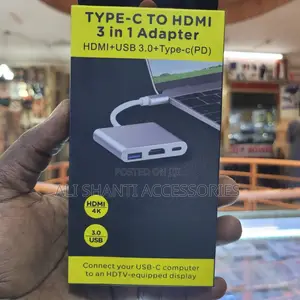 Type-C to Hdmi+3.0 Usb+Type-C Pd/ Type-C to HDMI Adapter