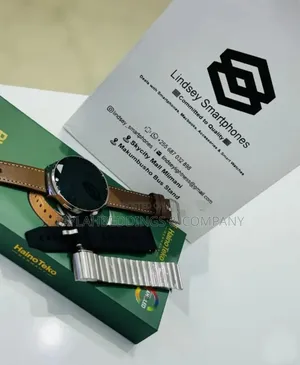 RW-50 Curved AMOLED Display Smart Watch With 3 Pair Straps