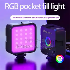 Pocket RGB Full Color LED Video Light Photography Fill Lamp