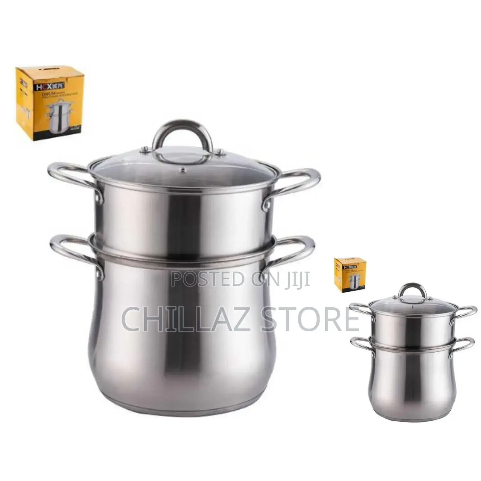 Double Stainless Food Steamer
