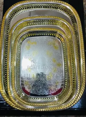 Gold Serving Trays