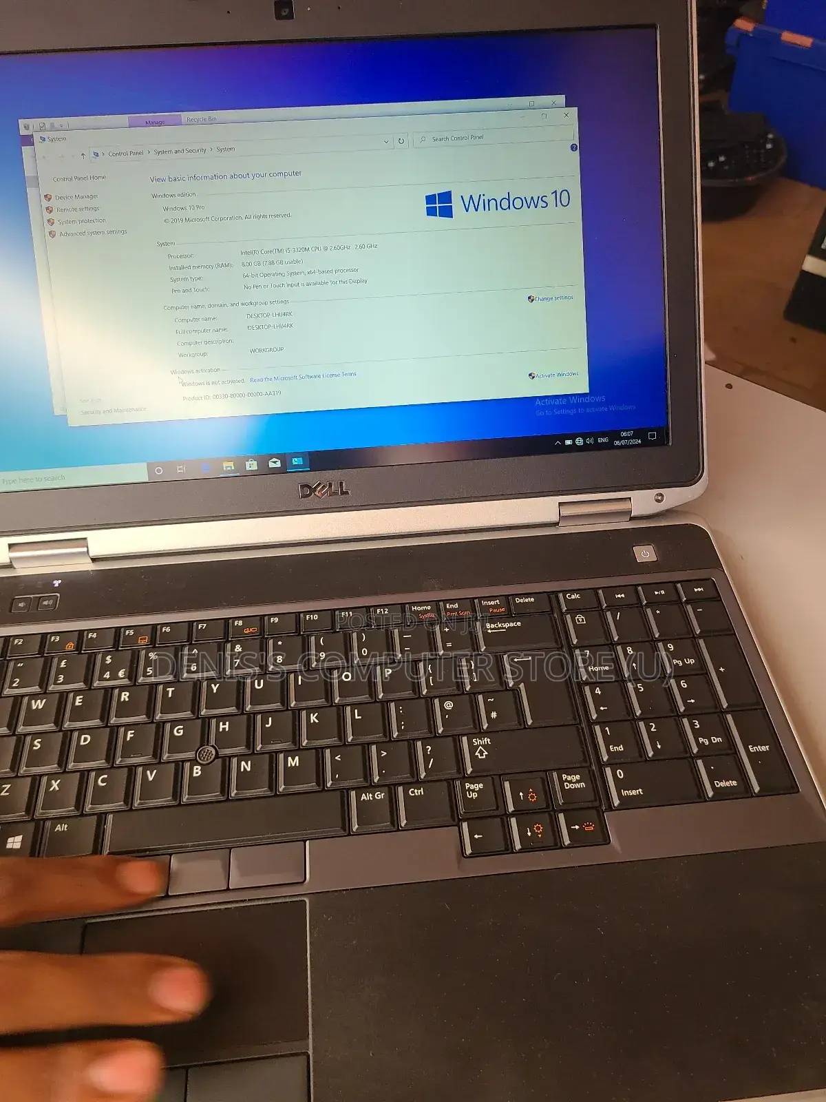 Laptop Dell Latitude E6530 8GB Intel Core I5 SSHD (Hybrid) 500GB