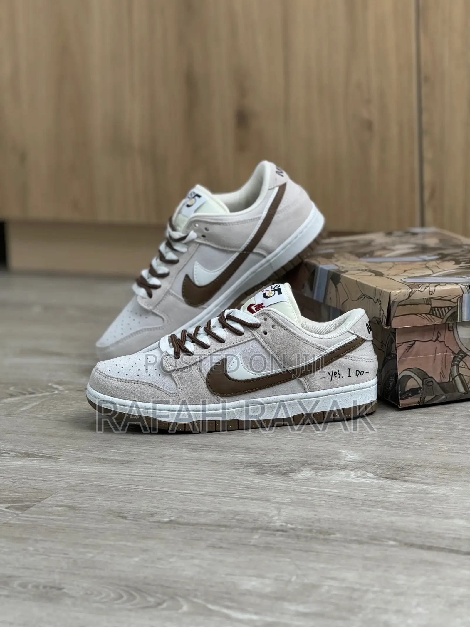 Original Nike SB Dunk Low “Yes L Do” Suede Sneakers
