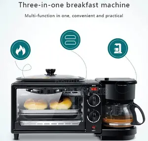 Electric 3-in-1 Breakfast Machine 9L Oven