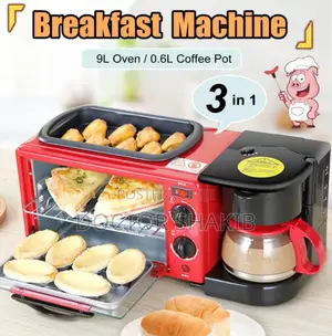 Electric 3-in-1 Breakfast Machine 9L Oven