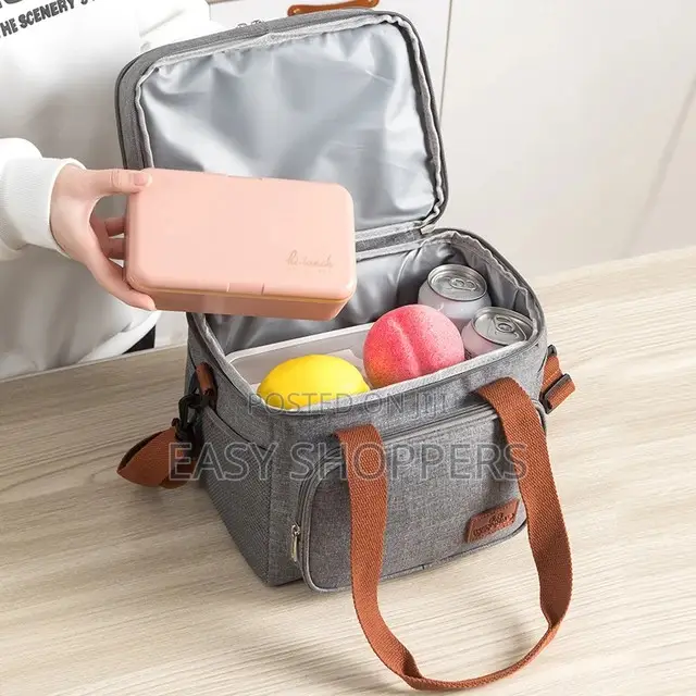 Lunch Box Double Layer Thermal Lunch Bag Large Capacity