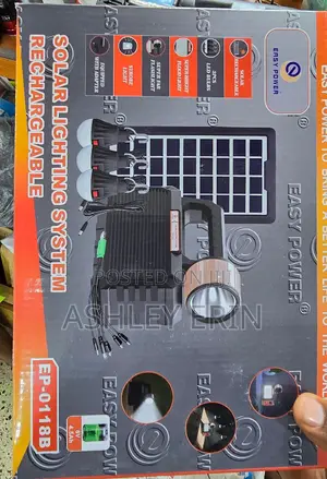 Multifunctional Solar Lighting System And Power Bank
