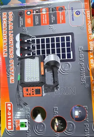 Multifunctional Solar Lighting System And Power Bank