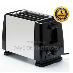 2 Slice Stainless Steel Bread Toaster- Silver