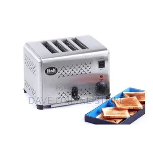 Commercial Automatic Electric Pop Up Bread Toaster 4 Slicer