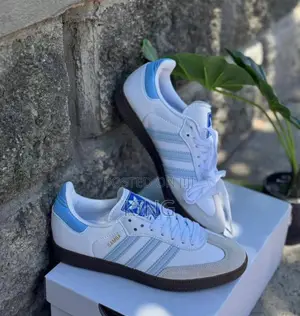 Adidas Samba OG Core White /Halo Blue