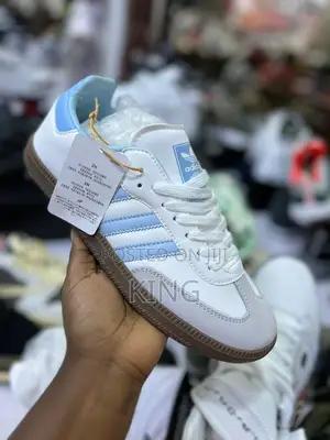 Adidas Samba OG Core White /Halo Blue