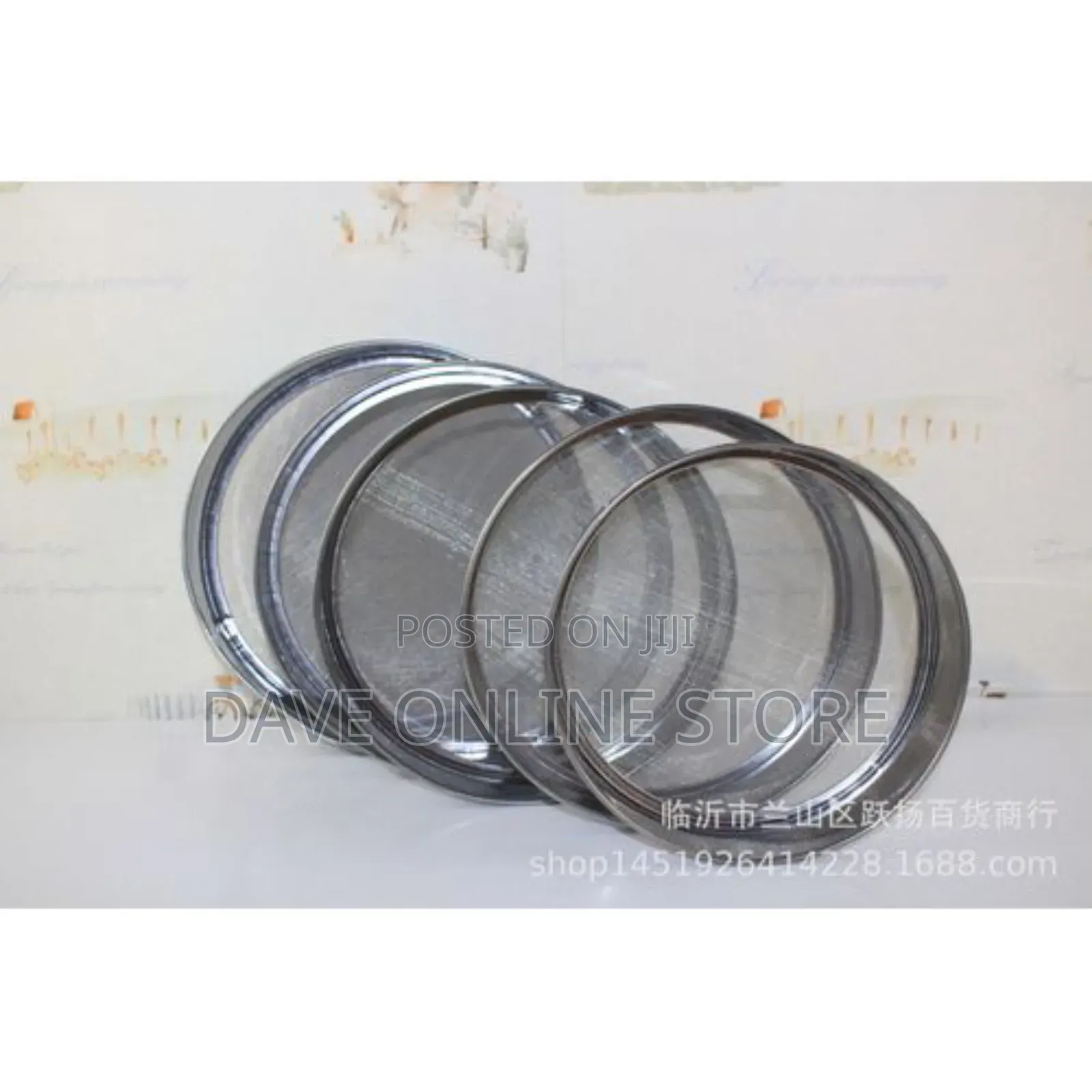 Stainless Steel Round Sieve 5pcs Set