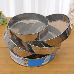 Stainless Steel Round Sieve 5pcs Set