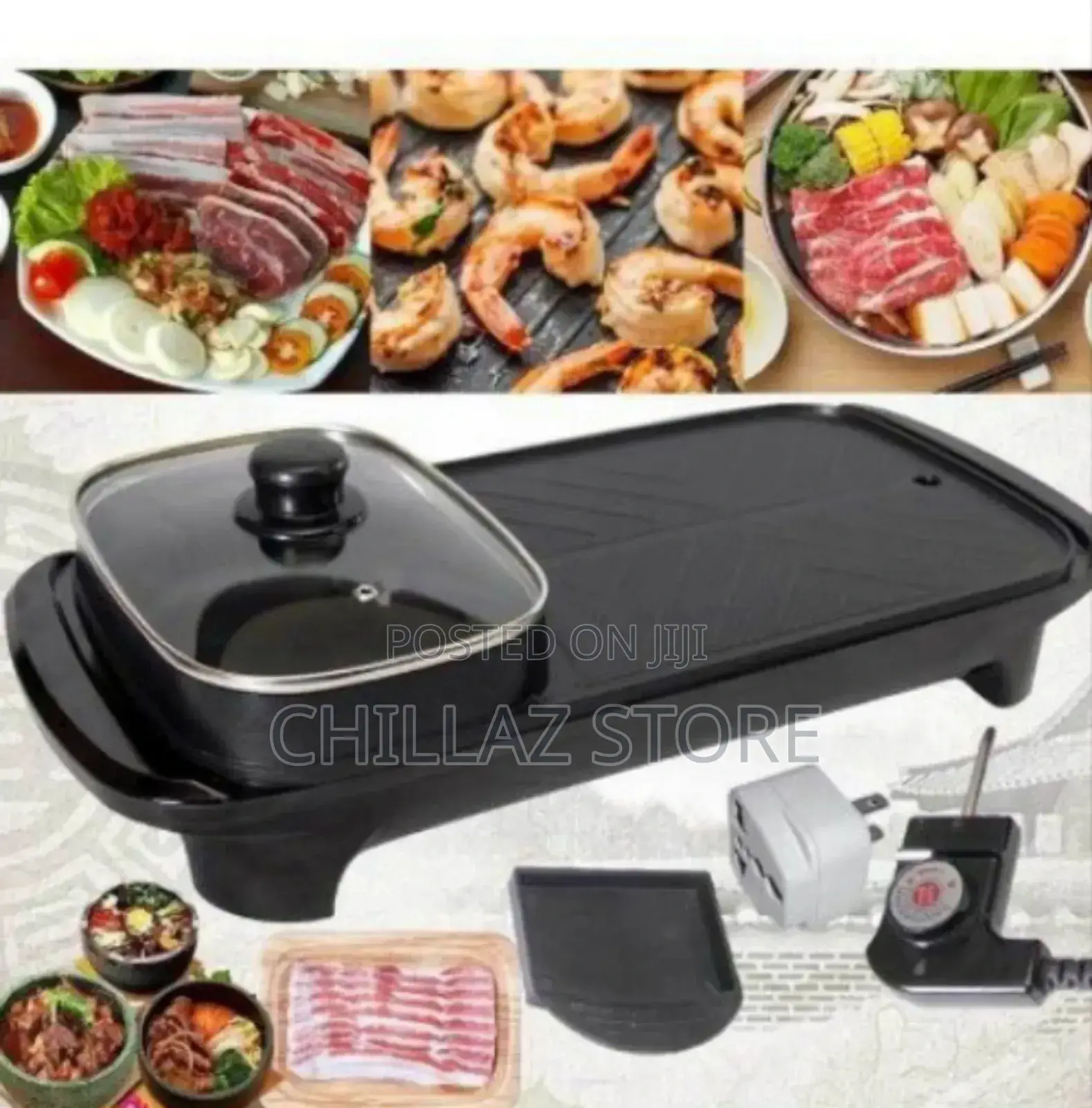 2 In 1 BBQ Hot Plate