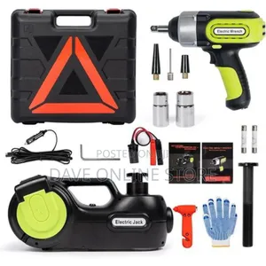 3 in 1 Electric Car Jack Kit 5 Ton,Hydraulic Car Jack Lift