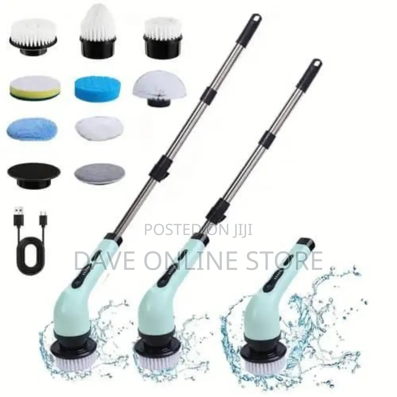 Wireless Rotatable 9-in-1 Electric Cleaning Brush