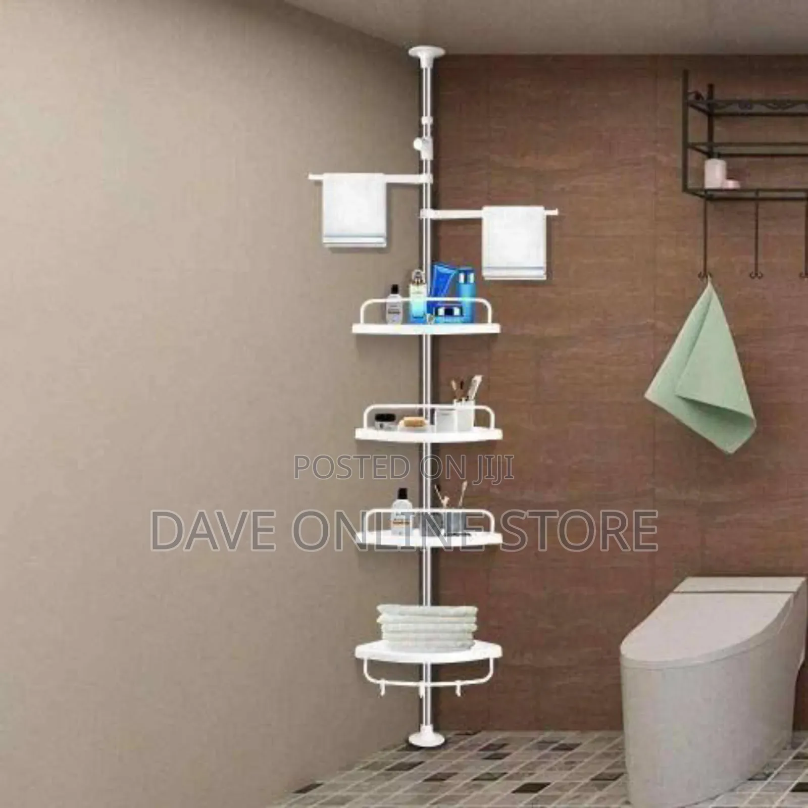 Multifunctional Corner Shelf- White