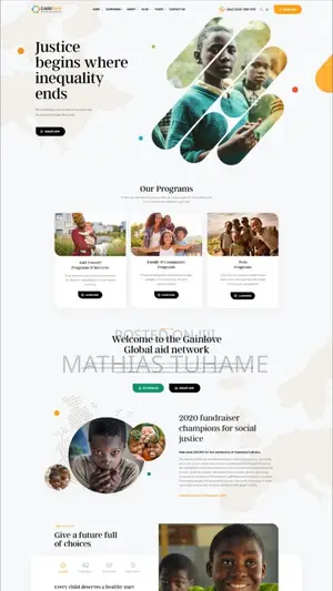Ngo's Website With Donation Form