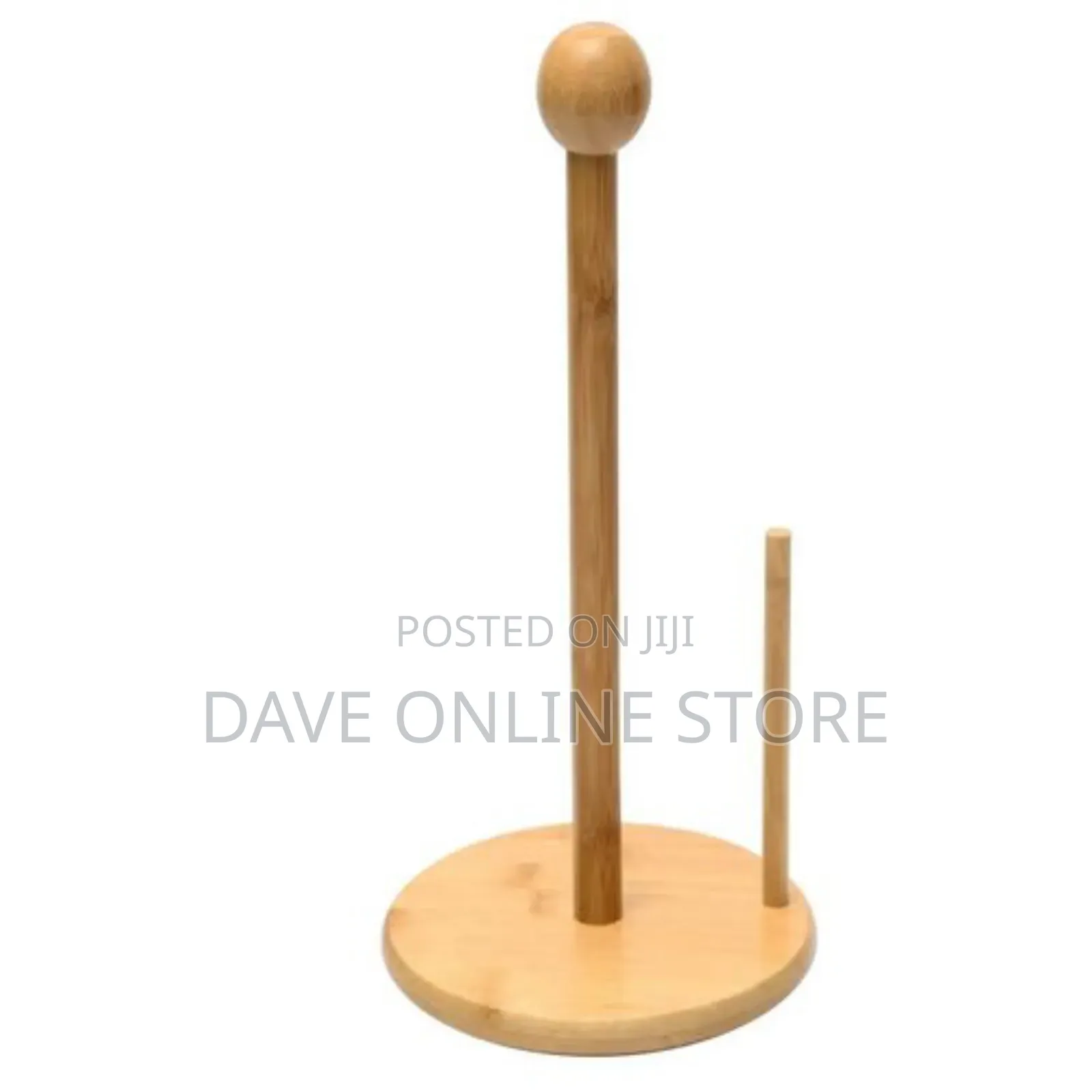 Bamboo Toilet Paper Holder Standing Tissue Storage Stand