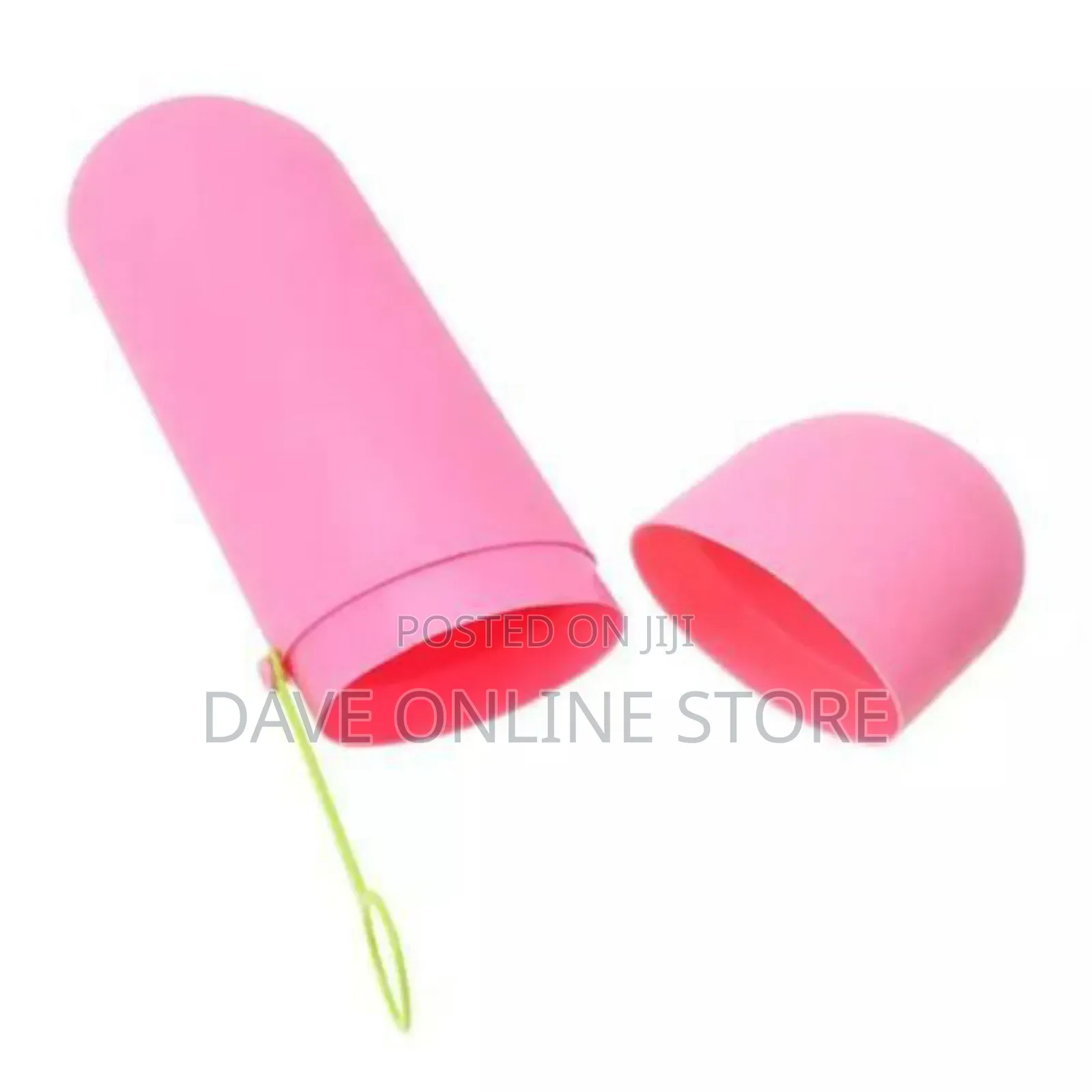 Portable Toothbrush/Paste Cap Case-Pink