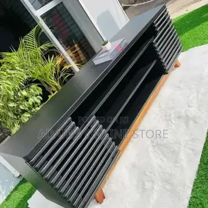 Black Tv Stand Unit 6ft /Tv Stand Tv Stand Tv Stand