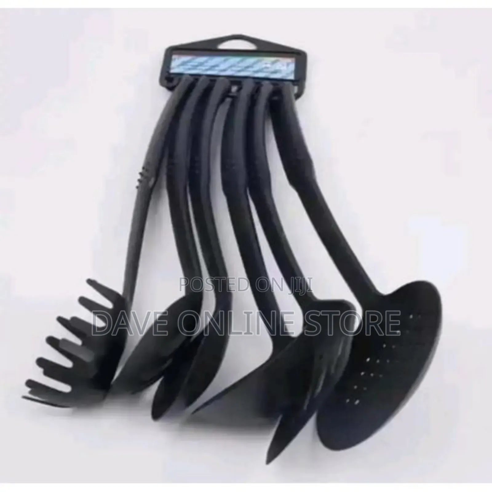 Non Stick Plastic Cooking and Serving Laddles Set Spoons,