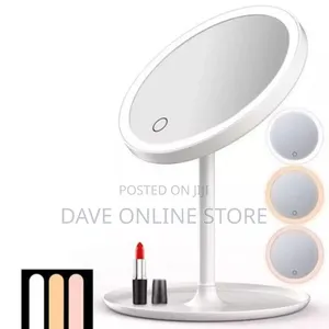 Rechargeable LED Touch Screen Cosmetic Makeup Mirror