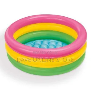 Intex Inflatable Kids Swimming Pool - Multi-Color