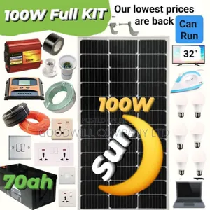 100w Solar Kit at Goodwill