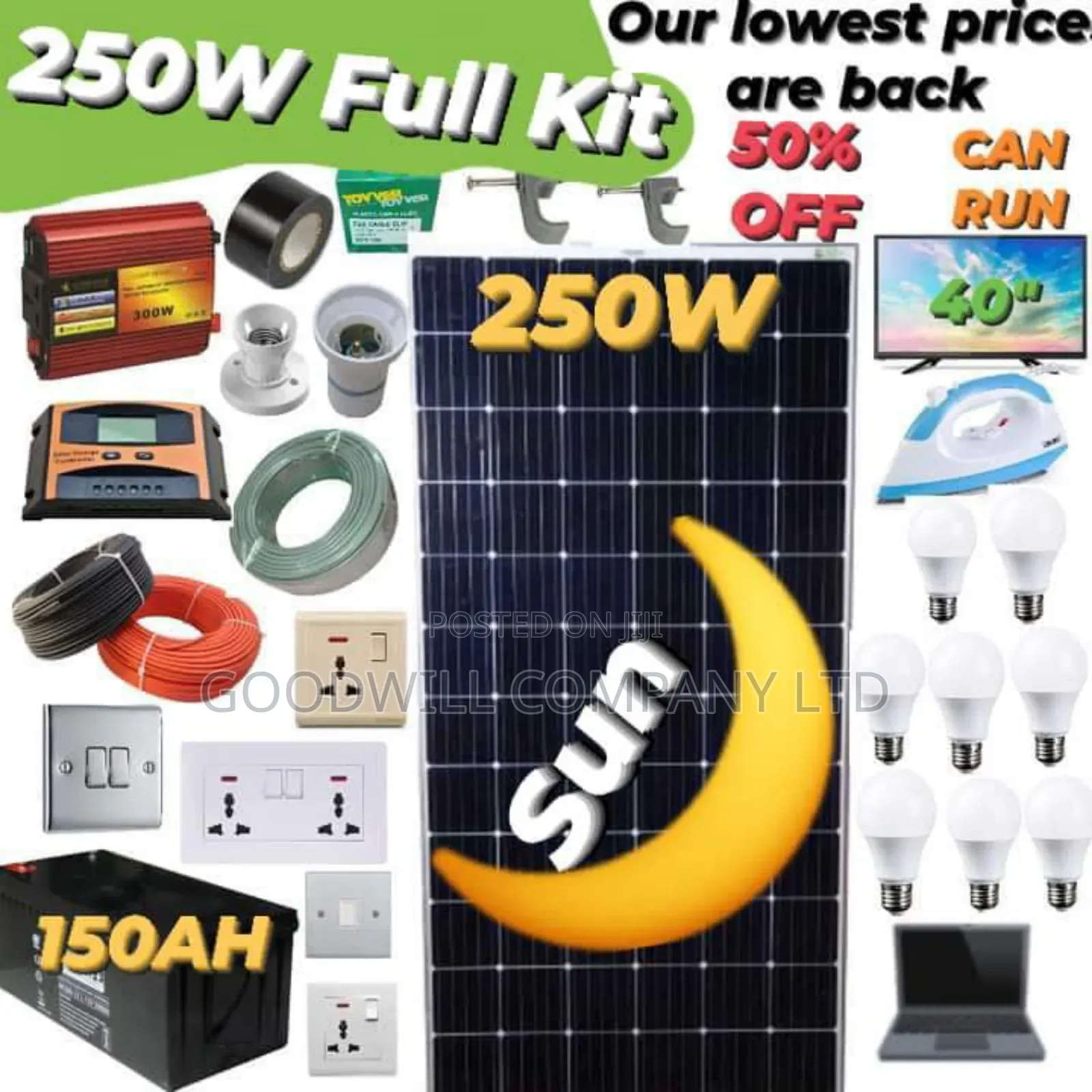250w Solar Kit at Goodwill