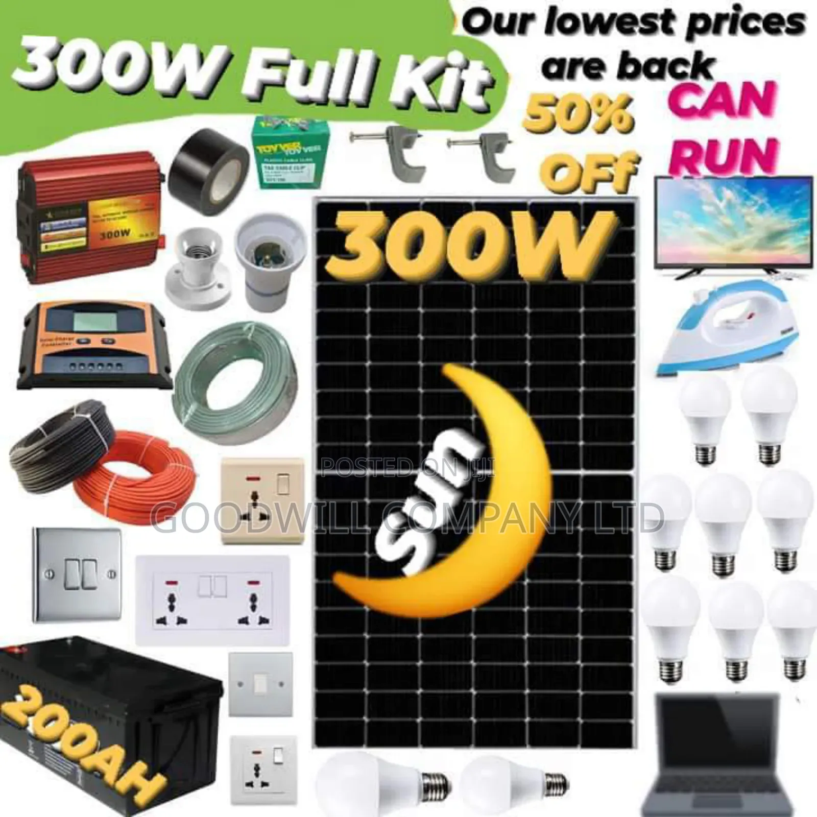 300w Solar Kit at Goodwill