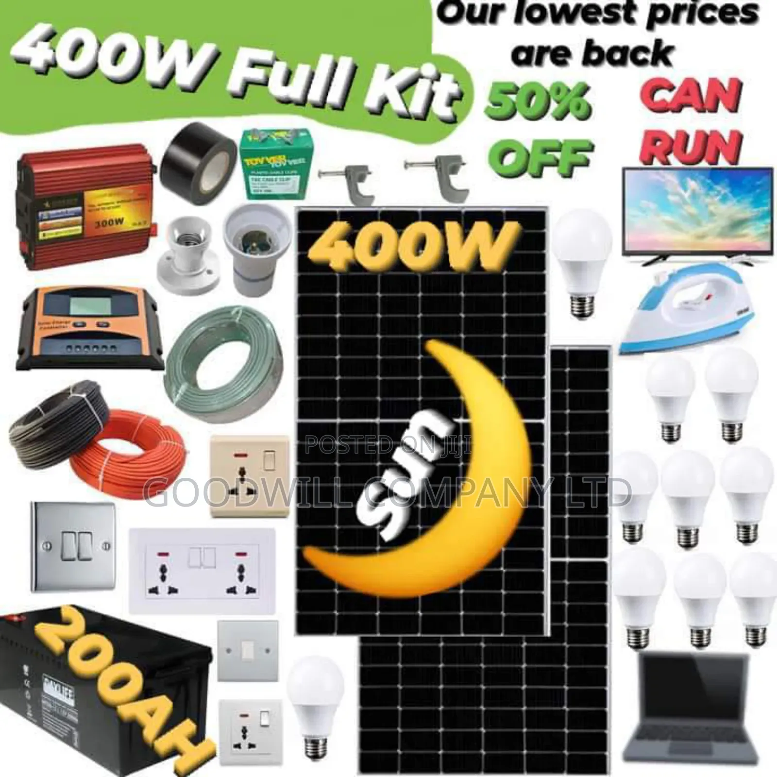 400w Solar Kit at Goodwill