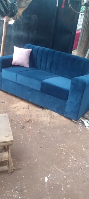 3 Seater Sofa Seat in Blue Colour