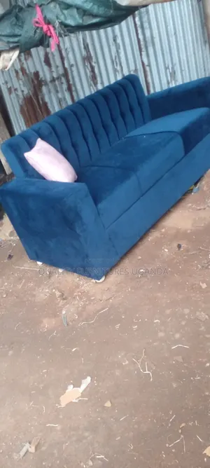 3 Seater Sofa Seat in Blue Colour