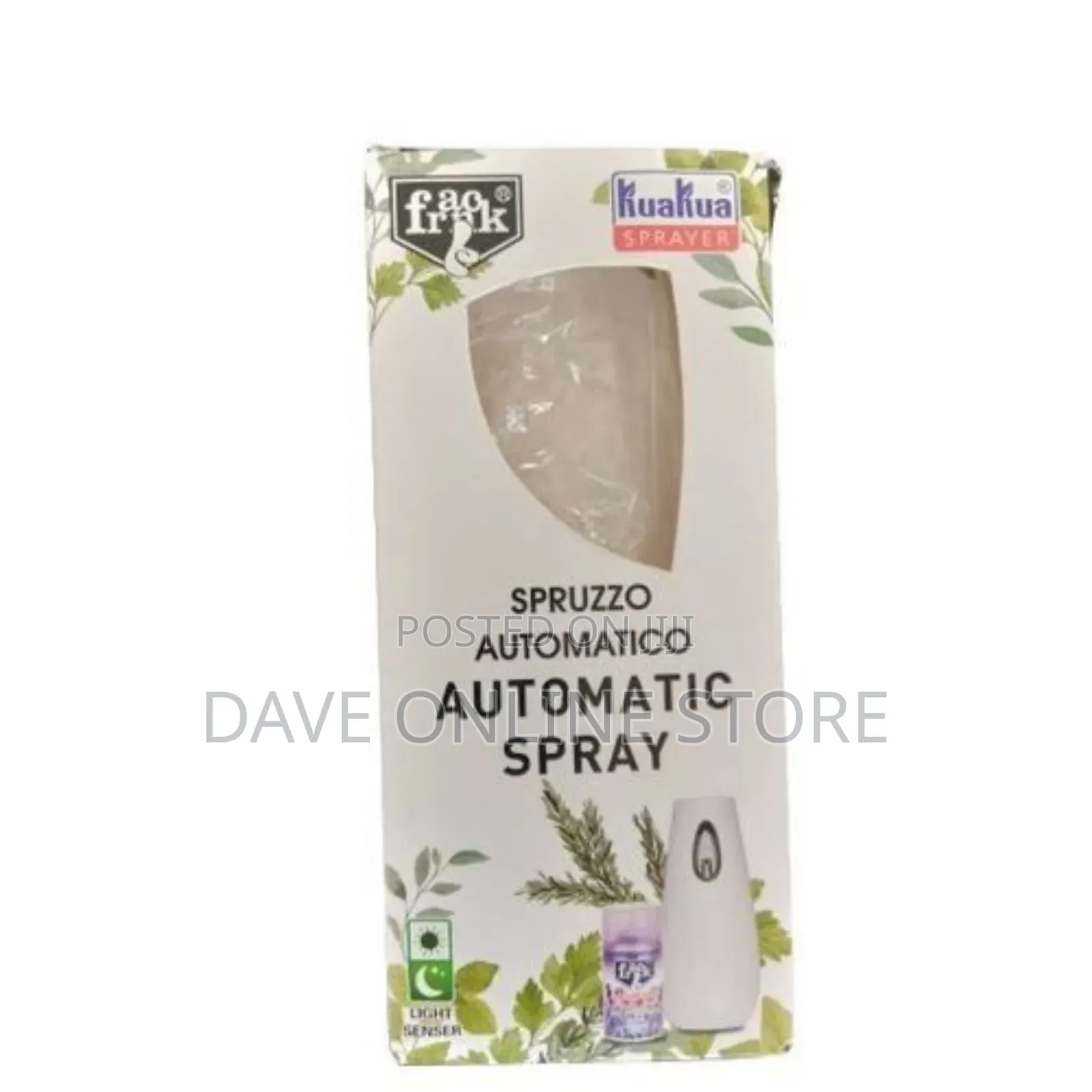 Automatic Air Freshener Diffuser Spray - White