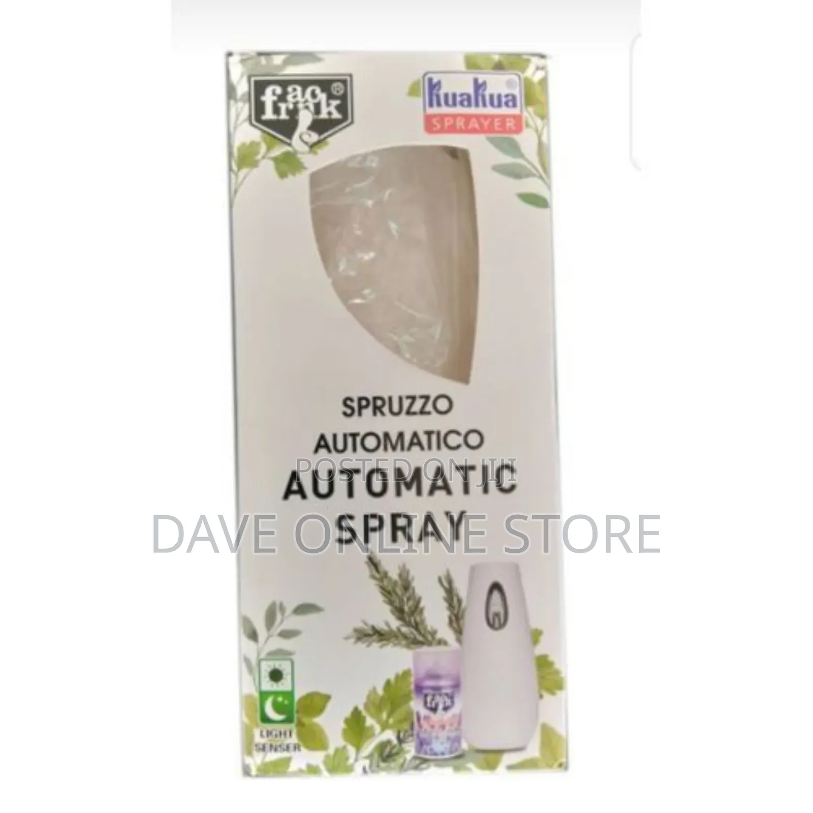Automatic Air Freshener Diffuser Spray - White