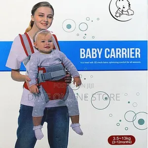 New Comfortable Baby Carrier With a Hood - Red