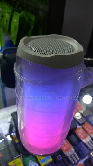 LED IPX5 Waterproof Portable Wireless Bluetooth Speakerwhite