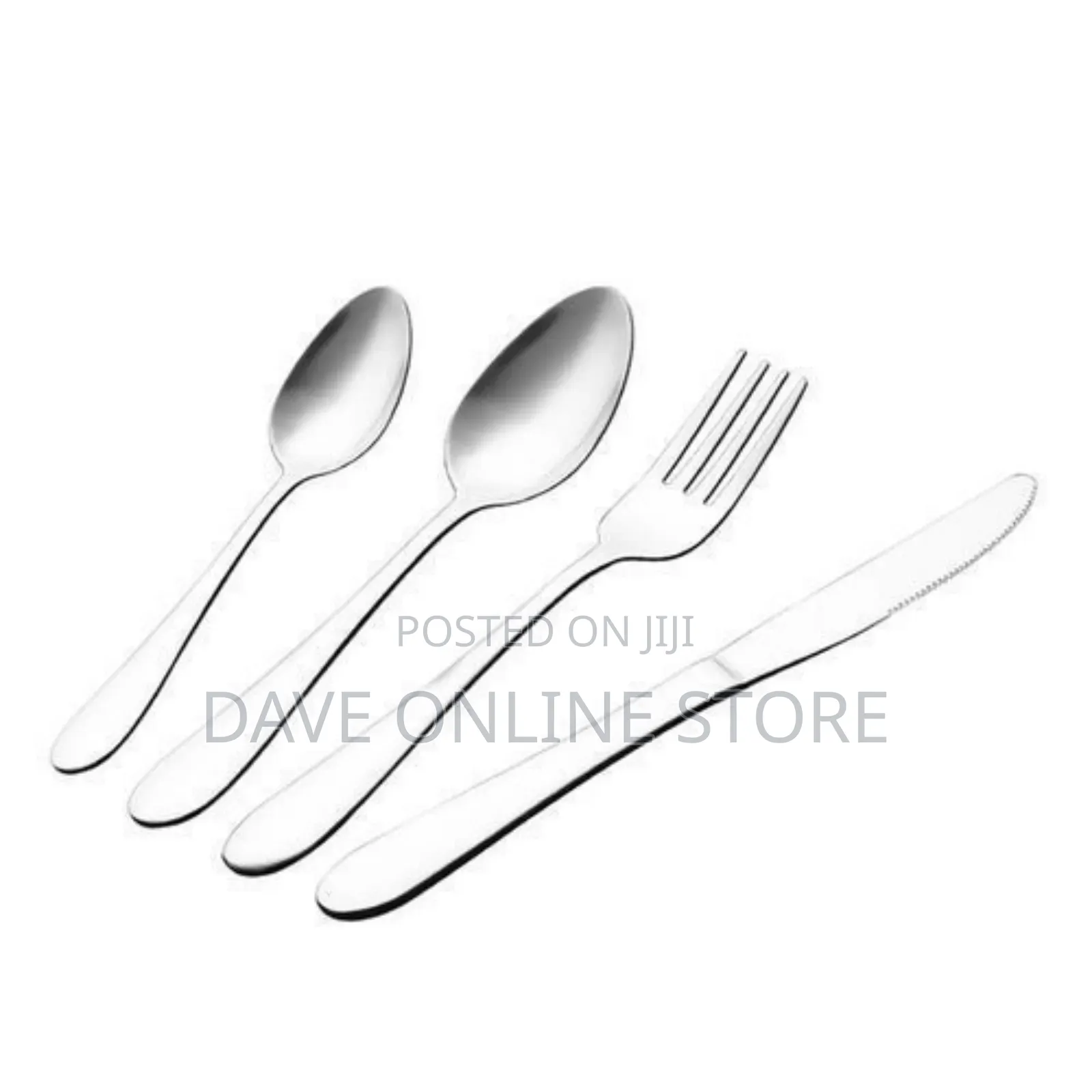 24 Pieces Cuttlery Set - Silver