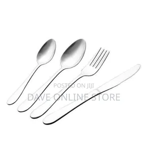 24 Pieces Cuttlery Set - Silver