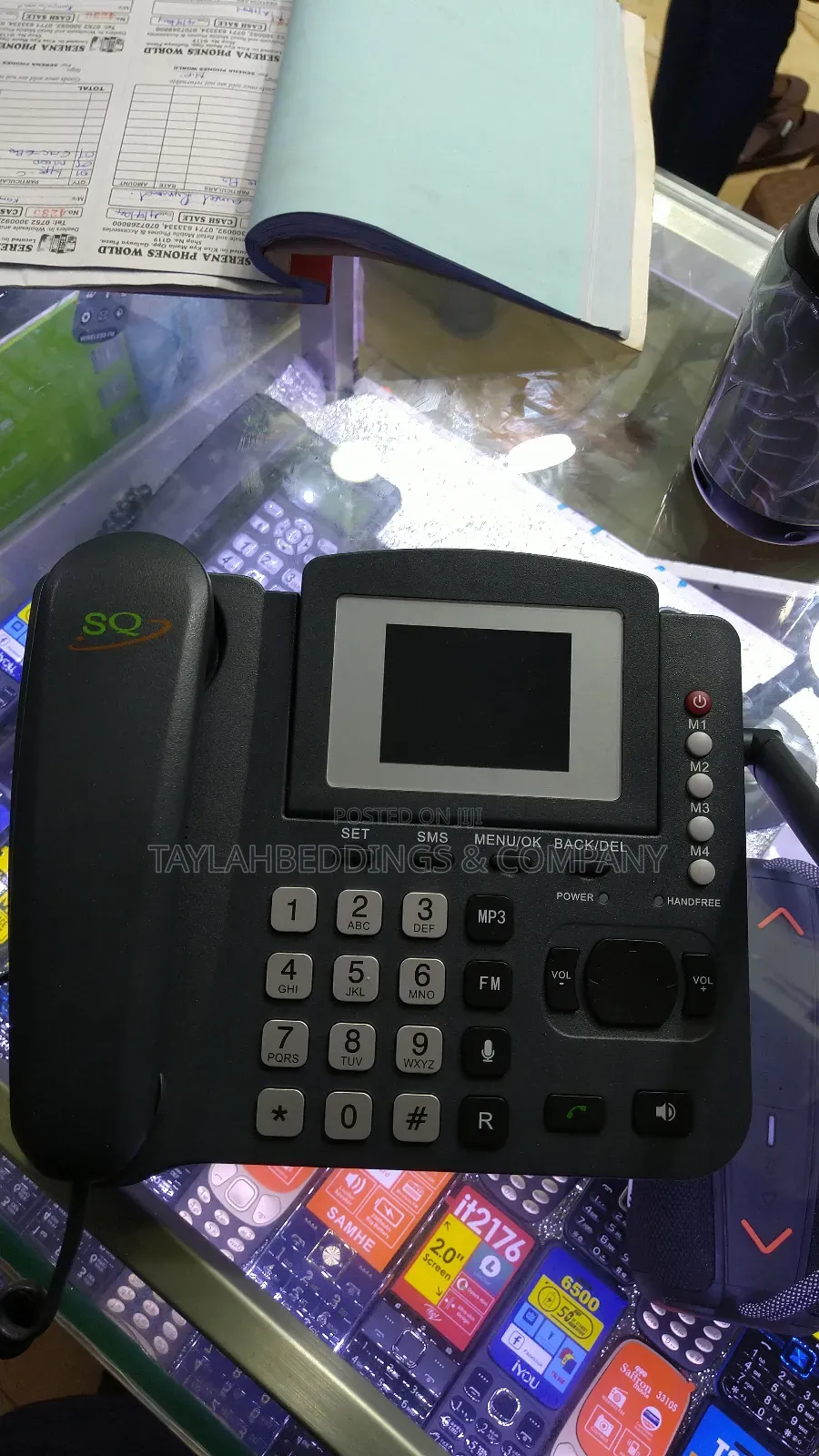 SQ Mobile Dual Sim GSM Wireless Landline Desktop Phone