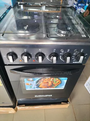 Global Star Cooker/3gas Plates, One Electric Plate /Oven