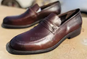 Original Dark Tan Clarks Formal Gentle Shoes