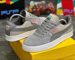 Original Grey Puma G Villas Suede Sneakers