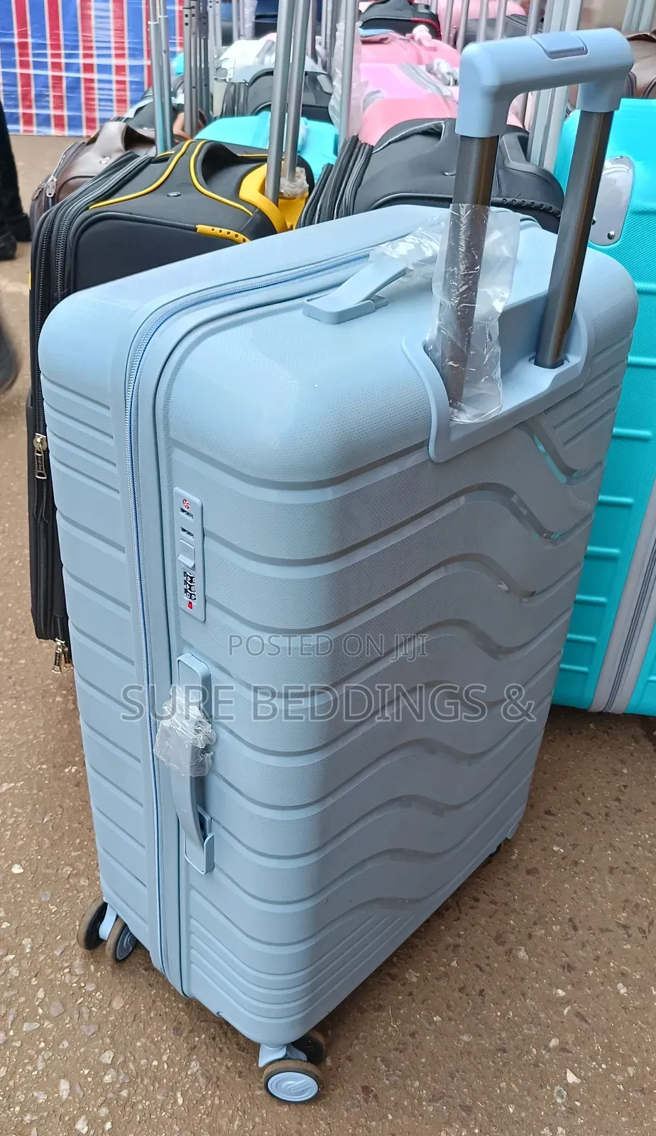 Medium Rubber Suitcase